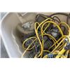 Image 2 : **Temporary Construction Lights w/Assorted Wires and Accessories