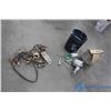Image 1 : **Booster Cables, Yard Light, Ratchet Strap, etc