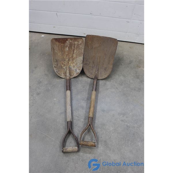 **(2) Grain Scoop Shovels