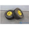 Image 1 : **(2) 20" Multi Trac Tires w/Rims - Turf Tires