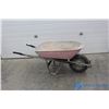 Image 1 : **Pink Metal Wheel Barrow