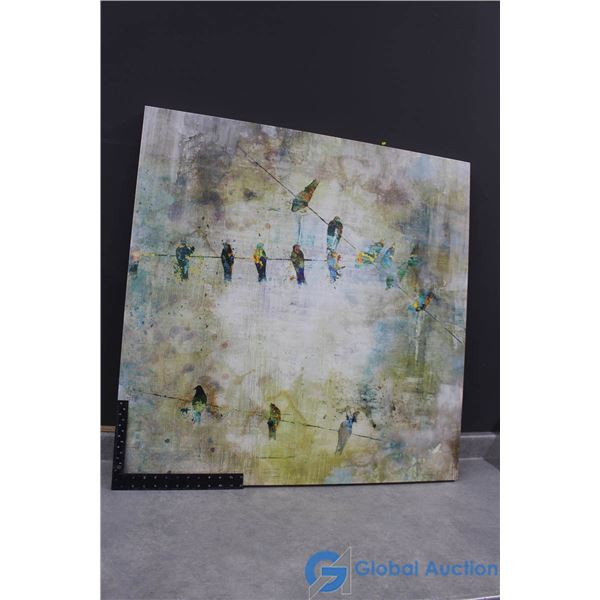 **Canvas Bird Painting