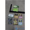 Image 1 : (4) Pokemon, (1) Digimon Cards and McNally Gifts Card ($20) and Glow in the Dark Stars