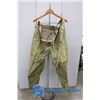 Image 8 : Camo Rain Pant and Jacket Set, Camo Pants and Green Over-Alls