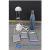 Image 1 : (3) Water Bottle, Desk Lamp and Dish Scrubbies