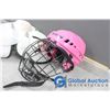 Image 2 : Pink CCM Helmet and Knee Pads