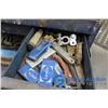 Image 10 : Blue Metal Tool Box & Tools - Removable Front w/Drawers