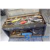 Image 3 : Blue Metal Tool Box & Tools - Removable Front w/Drawers