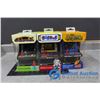 Image 1 : NIB Galaxian, Dig Dug and Burger Time Mini Arcade Games