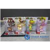 Image 1 : (4) Super Mario 3D World Amiibo Figures - In Package