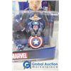 Image 3 : Marvel Batle Grounds Captain America Figurine 3.0 Edition In Package