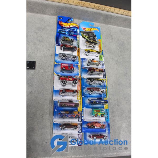 (20) Hot Hotwheels in Package