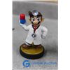 Image 2 : (2) Amiibo Mario Figures - Dr. Mario and Bowser