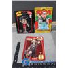 Image 1 : Betty Boop, Popeye and Mr Bean Bendable Figures- In Package