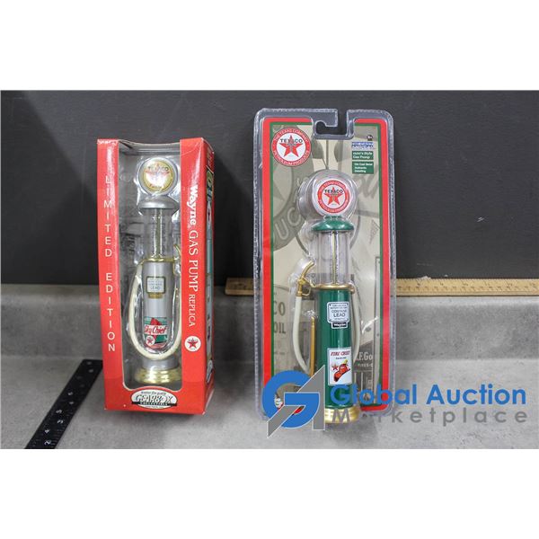 Die-Cast 1920s and 1930s Style Texaco Gas Pumps BID PRICE X2
