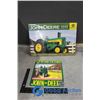 Image 1 : Unopened 2008 John Deere Calendar and V is for Victory Tin Sign