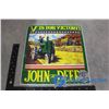 Image 2 : Unopened 2008 John Deere Calendar and V is for Victory Tin Sign
