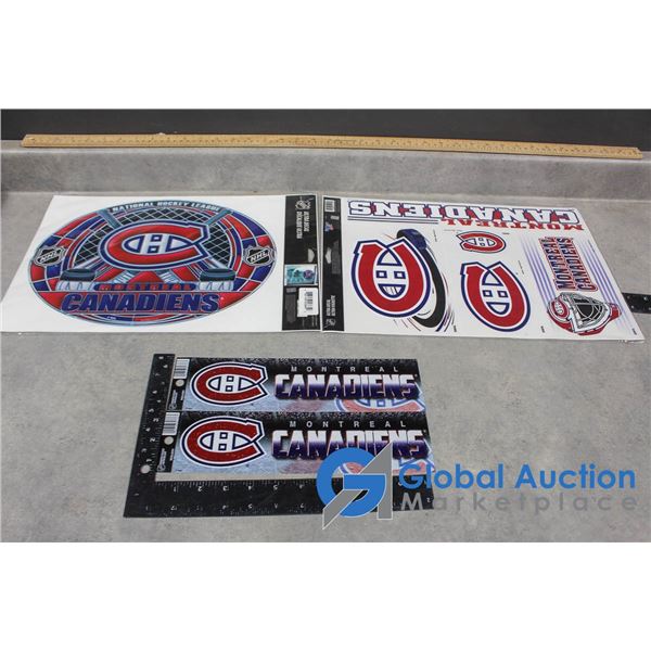 Montreal Canadians Stickers and Decals