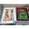 Image 2 : Framed Art, Starwars VHS Collectibles, etc