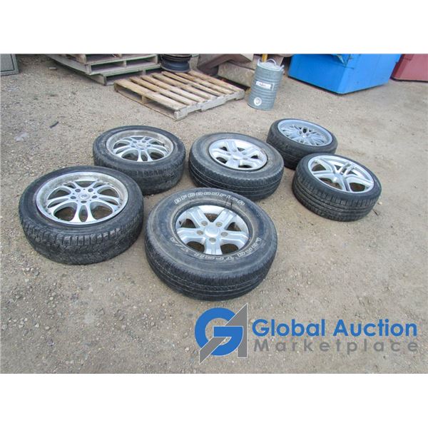 6 Assorted Tires And Rims