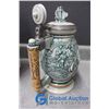 Image 21 : (3) Avon Collector Steins - BID PRICE x3 - Christopher Columbus, Tall Ship, Ship Builder