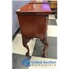 Image 8 : **(2) Ornate French Provincial Wooden Double Drawer Side Tables -BID PRICE x2