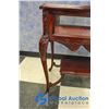 Image 2 : **Ornate French Provincial Wood/Glass Display Table