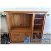 Image 1 : Palliser Oak Veneer Entertainment Centre