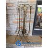 Image 1 : (5) Piece Metal Fire Place Set