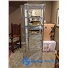 Image 1 : Stainless Steel Corner Shelf Unit - 6 Shelves