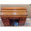 Image 10 : Solid Wood 52" Roll Top Desk