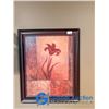 Image 1 : (2) Framed Wall Decor Pieces