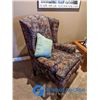 Image 2 : Floral Print Arm Chair w/ Cushion