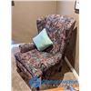 Image 3 : Floral Print Arm Chair w/ Cushion