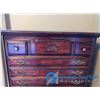 Image 2 : French Provincial Five Drawer High Boy Dresser w/ Dove Tail Drawers