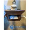 Image 5 : Vintage Wooden Sugar Bin - LAMP & CLOCK NOT INCLUDED
