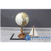 Image 1 : Globe and Sail Boat Decor