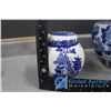 Image 7 : Blue Decorative Jar w/Lids
