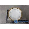Image 10 : 36pc Contemporary Fine China By Noritake "Regent Gold" Fine Dinning Dish Set