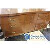 Image 8 : **Vintage 9-Drawer Dresser and Mirror - Matches Lot#3467 & #3469