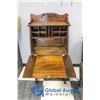 Image 10 : **Antique Solid Wood Secretary Desk