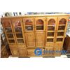 Image 1 : **Palliser Glass Door Lighted Wall Unit - Matches To 3400 B&C