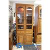 Image 2 : **Palliser Glass Door Lighted Wall Unit - Matches To 3400 B&C