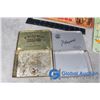 Image 3 : (3) Tin Signs and (2) Tin Tobacco Tins