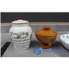 Image 4 : Instant Coffee Container, Irish Bowl, Egg Cup and Wooden Container