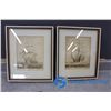 Image 1 : (2) Framed Bruce Milne Ship Pictures