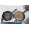 Image 2 : (4) Cast Iron Frying Pans