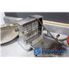 Image 8 : Vintage Kitchen Items, Chrome Toaster, and Tree Stand w/ Wooden Fruit Crate
