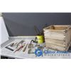 Image 1 : Vintage Tools and Wooden Crate