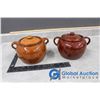 Image 1 : (2) Bean Pots w/Lids